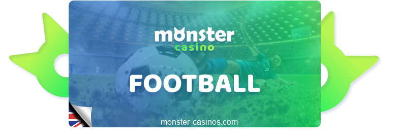 Football events for betting at Monster Casino