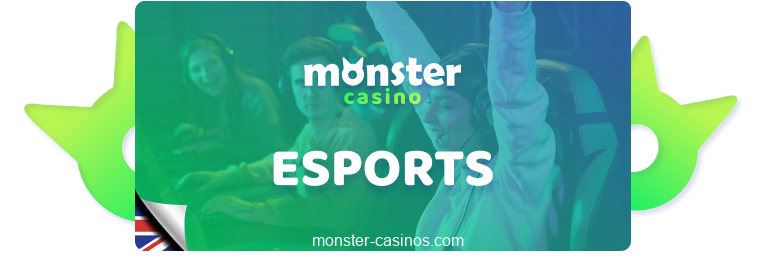 Esports events for betting at Monster Casino