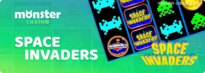 Monster Casino - Space invaders slot for the players from UK
