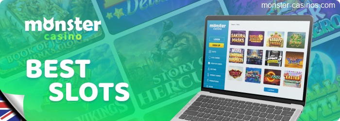 About the best slot collection of Monster Casino UK