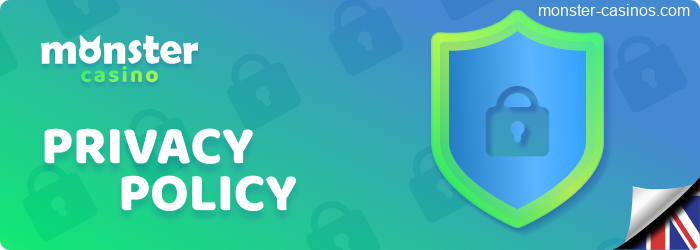 Monster Casino UK Privacy Policy